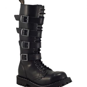 tire Steep Hopefully Bocanci Steel Boots | Black 4 Catarame 20 inele - Black Wolf